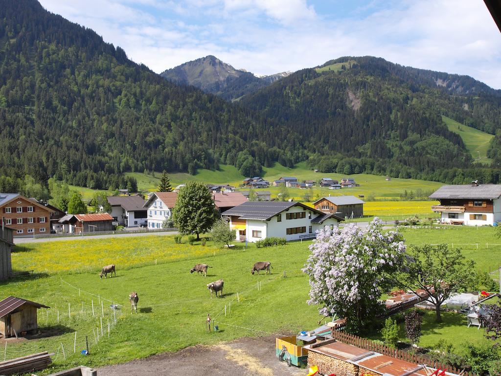 Ferienbauernhof Moosbrugger Appartement Schoppernau Kamer foto