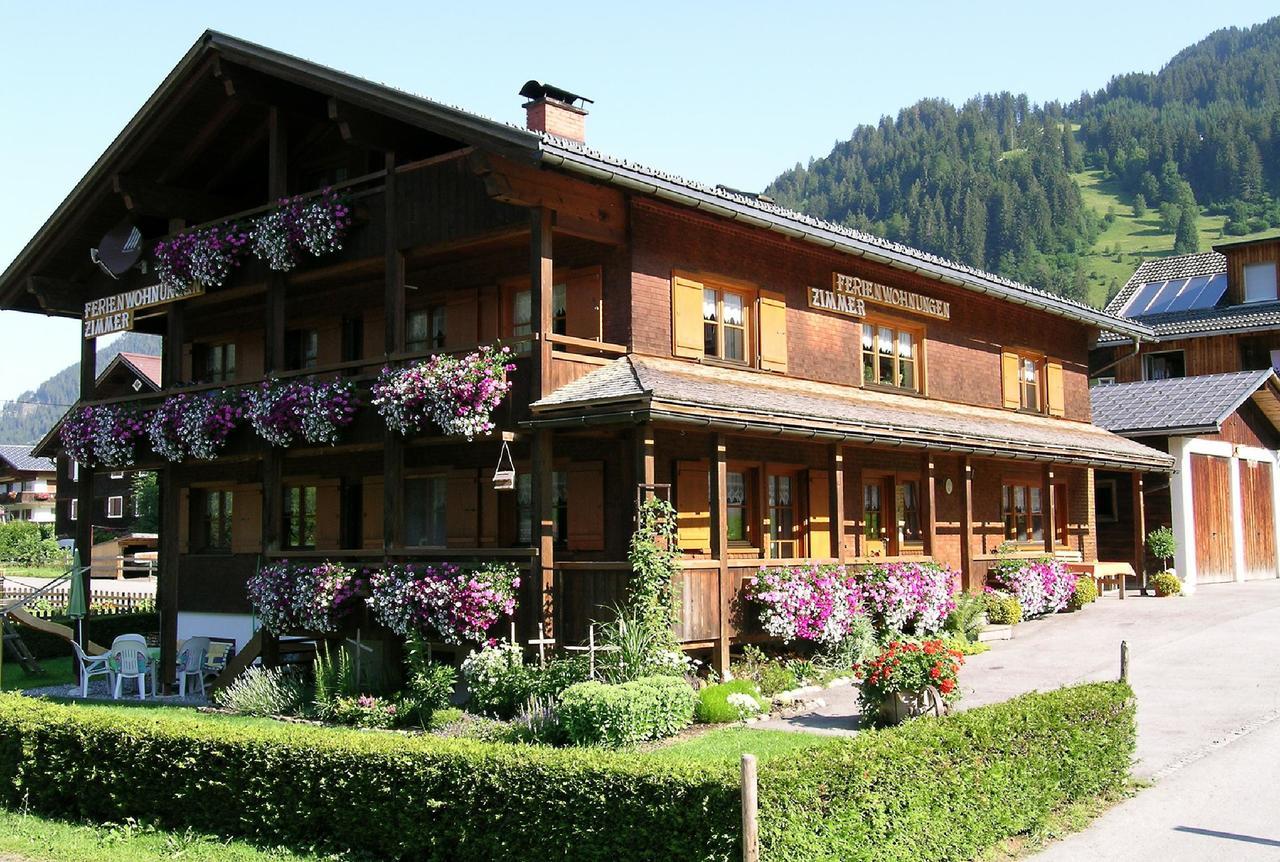 Ferienbauernhof Moosbrugger Appartement Schoppernau Buitenkant foto